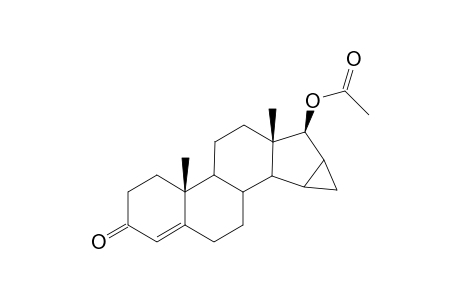3-O-.delta(4).-17.beta.-acetoxy-15.alpha.,16.alpha.-methyleneandrostane