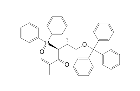 4-Diphenylphosphinoyl-2,5-dimethyl-6-triphenylmethoxyhex-1-en-3-one