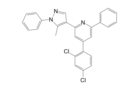 4-(2,4-Dichlorophenyl)-2-(5-methyl-1-phenyl-1H-pyrazol-4-yl)-6-phenylpyridine