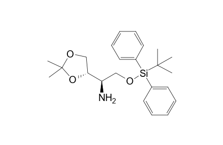 (2S,3R)-3-Amino-4-tert-butyldiphenylsilyloxy-1,2-isopropylidenedioxybutane