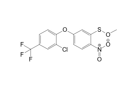 Benzenesulfenic acid, 5-[2-chloro-4-(trifluoromethyl)phenoxy]-2-nitro-, methyl ester