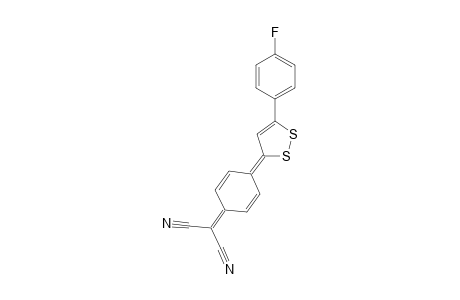 Propanedinitrile, [4-[5-(4-fluorophenyl)-3H-1,2-dithiol-3-ylidene]-2,5-cyclohexadien-1-ylidene]-