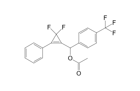 (3,3-difluoro-2-phenylcycloprop-1-enyl)(4-(trifluoromethyl)phenyl)methyl acetate
