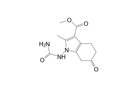 2-Methyl-6-oxo-1-ureido-4,5,6,7-tetrahydro-1H-indole-3-carboxylic acid methyl ester