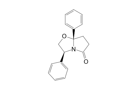 (3S-cis)-(+)-Tetrahydro-3,7a-diphenylpyrrolo[2,1-b]oxazol-5(6H)-one