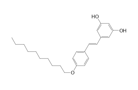 (E)-1-[4-(Decyloxy)phenyl]-2-(3,5-dihydroxyphenyl)ethene