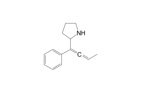 2-(1-Phenyl-1,2-butadienyl)pyrrolidine