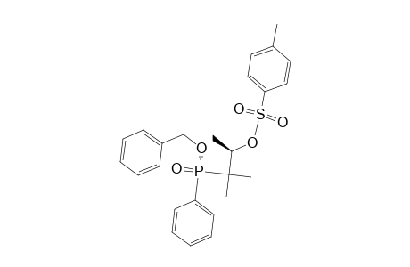 Phosphinic acid, [1,1-dimethyl-2-[[(4-methylphenyl)sulfonyl]oxy]propyl]phenyl-, phenylmethyl ester, (R*,S*)-