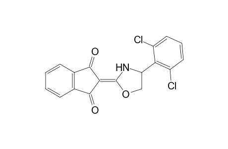 4,5-Dihydro-4-(2,6-dichlorophenyl)-2-(1,3-dioxoindan-2-ylidene)-1,3-oxazole