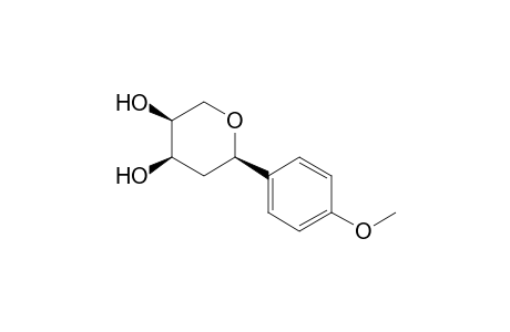 (2R*,4R*,5S*)-2-(4-Methoxyphenyl)-tetrahydropyran-4,5-diol