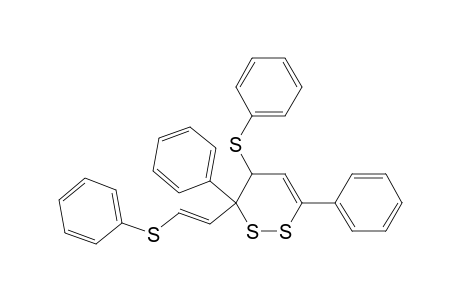 3,6-Diphenyl-4-phenylthio-3-[2-(phenylthio)ethenyl]-3,4-dihydro-1,2-dithiin isomer