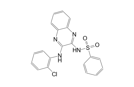 benzenesulfonamide, N-[3-[(2-chlorophenyl)amino]-2-quinoxalinyl]-