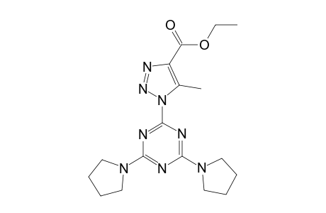 1-(4,6-dipyrrolidino-s-triazin-2-yl)-5-methyl-triazole-4-carboxylic acid ethyl ester