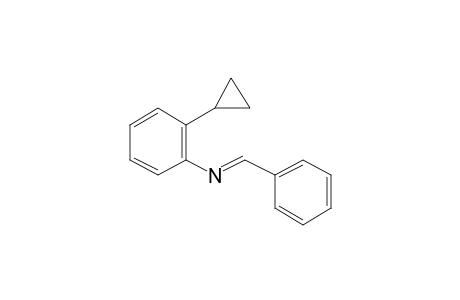 Benzenamine, 2-cyclopropyl-N-[phenylmethylene]-