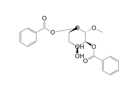 Methyl 2,6-di-O-benzoyl-.alpha.,D-mannopyranoside