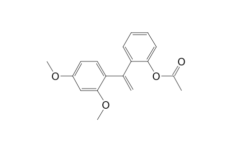 Phenol, 2-[1-(2,4-dimethoxyphenyl)ethenyl]-, acetate
