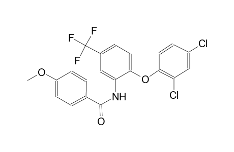 benzamide, N-[2-(2,4-dichlorophenoxy)-5-(trifluoromethyl)phenyl]-4-methoxy-
