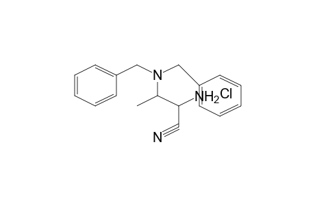 Propylamin, 2-(dibenzylamino)-1-cyano-, hydrochlorid
