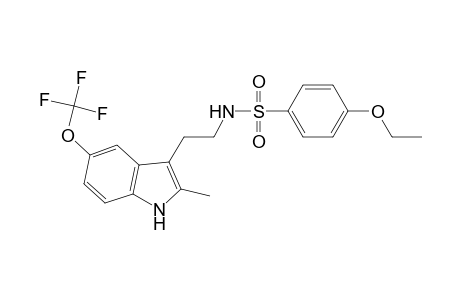 4-Ethoxy-N-[2-[2-methyl-5-(trifluoromethyloxy)-1H-indol-3-yl]ethyl]benzenesulfonamide