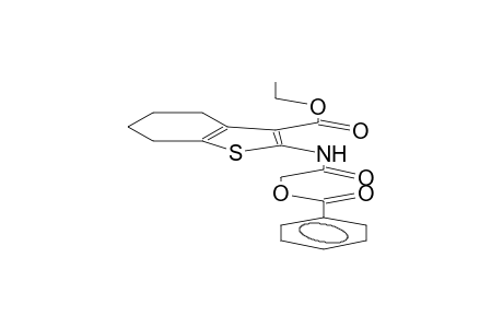 N-(3-ethoxycarbonyl-4,5-tetramethyleno-2-thenyl)benzoyloxyacetamide