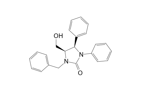 (cis)-5-(Hydroxymethyl)-1-benzyl-3,4-diphenylimidazolidin-2-one