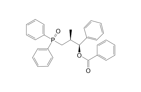 (1S,2S)-3-Diphenylphiosphinoyl-2-methyl-1-phenylpropan-1-yl benzoate