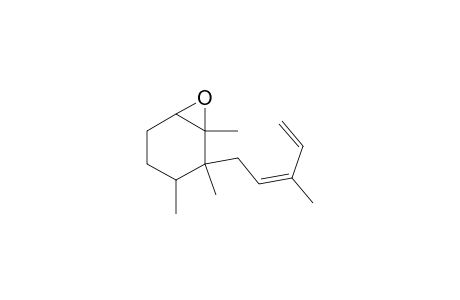 1,2-epoxy-2,3,4-trimethyl-3-(3-methylpent-2(Z),4-dienyl)cyclohexane