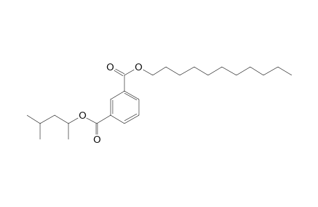 Isophthalic acid, 4-methylpent-2-yl undecyl ester