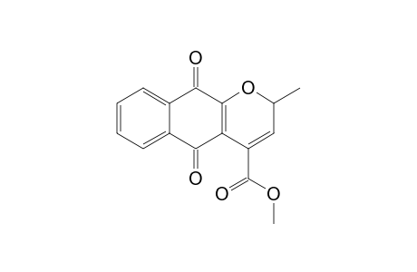Methyl 5,10-dihydro-2-methyl-5,10-dioxo-2H-beno[g]chromene-4-carboxylate
