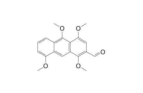 1,4,8,10-Tetramethoxyanthracene-2-carbaldehyde