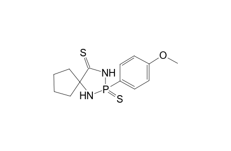 2-(p-Methoxyphenyl)-2,4-dithia-1,3,2-diazaphospholidine-5,1'-spirocyclopentane