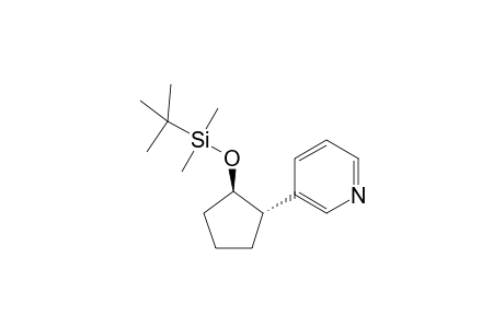 3-(trans-2-((tert-butyldimethylsilyl)oxy)cyclopentyl)pyridine