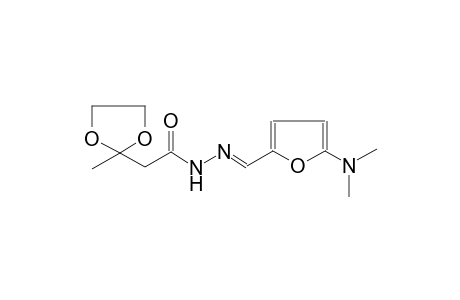 N'-{(E)-[5-(dimethylamino)-2-furyl]methylidene}-2-(2-methyl-1,3-dioxolan-2-yl)acetohydrazide