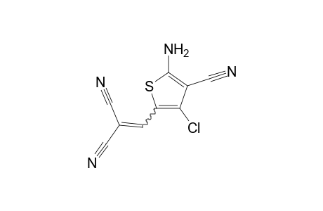 Propanedinitrile, [(5-amino-3-chloro-4-cyano-2-thienyl)methylene]-