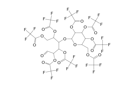 D-Glucose, 4-O-[2,3,4,6-tetrakis-O-(trifluoroacetyl)-.beta.-D-galactopyranosyl]-, 2,3,5,6-tetrakis(trifluoroacetate)