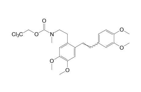 [4,5-dimethoxy-2-(3,4-dimethoxystyryl)phenethyl]methylcarbamic acid 2,2,2-trichloroethyl ester