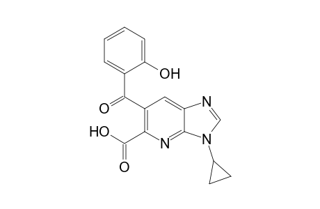 3-Cyclopropyl-6-(2-hydroxybenzoyl)-3H-imidazo[4,5-b]pyridine-5-carboxylic acid