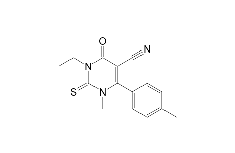 5-Cyano-3-ethyl-1-methyl-6-(4'-methylphenyl)-2-thiouracil