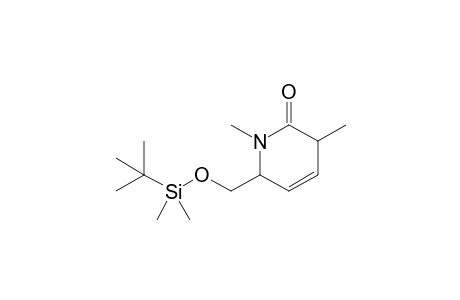 1,3-Dimethyl-6-(tert-butyldimethylsiloxy)methyl-3,6-dihydropyridin-2-one