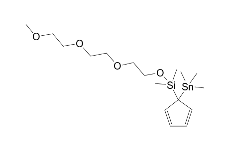 2-Methyl-2-(1-(trimethylstannyl)cyclopenta-2,4-dienyl)-3,6,9,12-tetraoxa-2-silatridecane