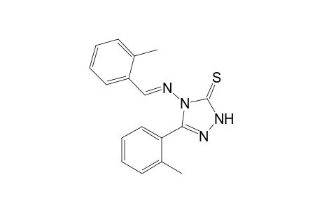 4-(2-Methyl-benzylideneamino)-5-(2-methylphenyl)-2H-1,2,4-triazole-3(4H)-thione