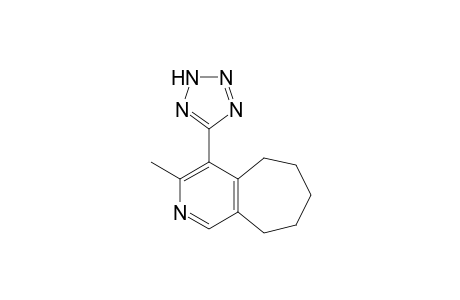 3-Methyl-4-(2H-tetrazol-5-yl)-6,7,8,9-tetrahydro-5H-cyclohepta[c]pyridine