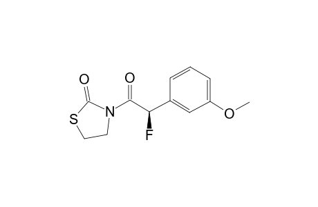 3-[2-FLUORO-2-(3-METHOXYPHENYL)-ACETYL]-2-THIAZOLIDINONE