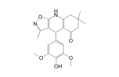 isoxazolo[5,4-b]quinolin-5(6H)-one, 4,7,8,9-tetrahydro-4-(4-hydroxy-3,5-dimethoxyphenyl)-3,7,7-trimethyl-
