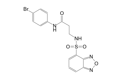 propanamide, 3-[(2,1,3-benzoxadiazol-4-ylsulfonyl)amino]-N-(4-bromophenyl)-