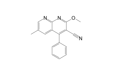 3-Cyano-2-methoxy-6-methyl-4-phenyl-1,8-naphthyridine
