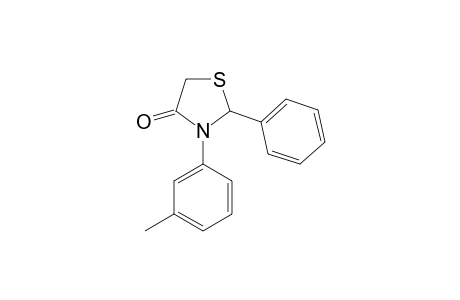 2-phenyl-3-m-tolyl-4-thiazolidinone