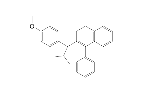 3-(1-(4-Methoxyphenyl)-2-methylpropyl)-4-phenyl-1,2-dihydronaphthalene