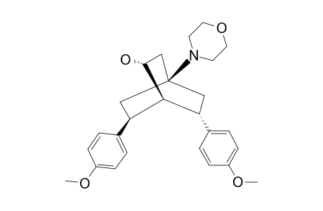 (2-SR,6-RS,7-RS)-(+/-)-6,7-BIS-(4-METHOXYPHENYL)-4-MORPHOLINOBICYCLO-[2.2.2]-OCTAN-2-OL