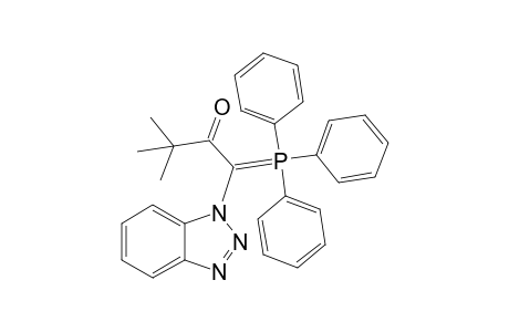 1-(1-benzotriazolyl)-3,3-dimethyl-1-triphenylphosphoranylidene-2-butanone